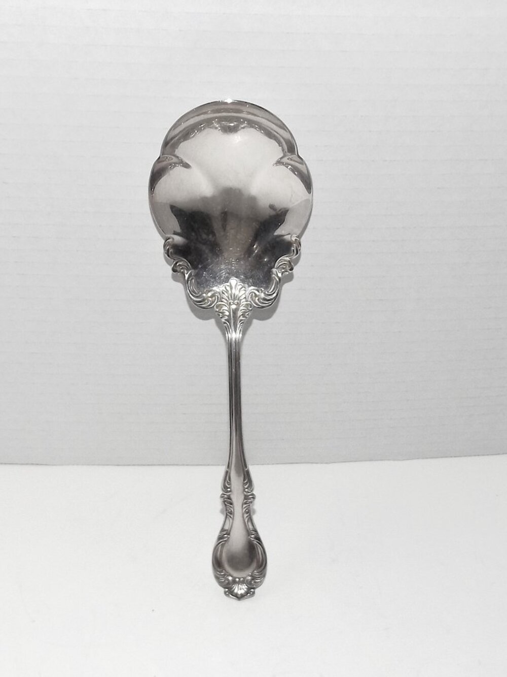 Antique “Joan” Pattern Silverplate Solid Shell Casserole Spoon circa 1896